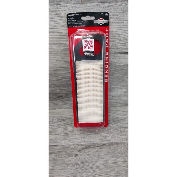 Briggs & Stratton, 5077 Air Filter, Part #698083/697015,  14-20 HP Lawn Mowers - Picture 1 of 3